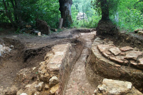Cliché 3 – Dernier état du conduit dans l’alignement du pont des Arcs.