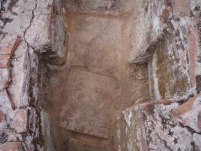 Cliché 10 – Détail fermeture à l’intérieur du bassin.