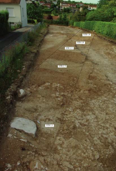 Cliché 1 – Piles du pont-siphon de la ″Berlingue″ – Cliché Z. Lecat