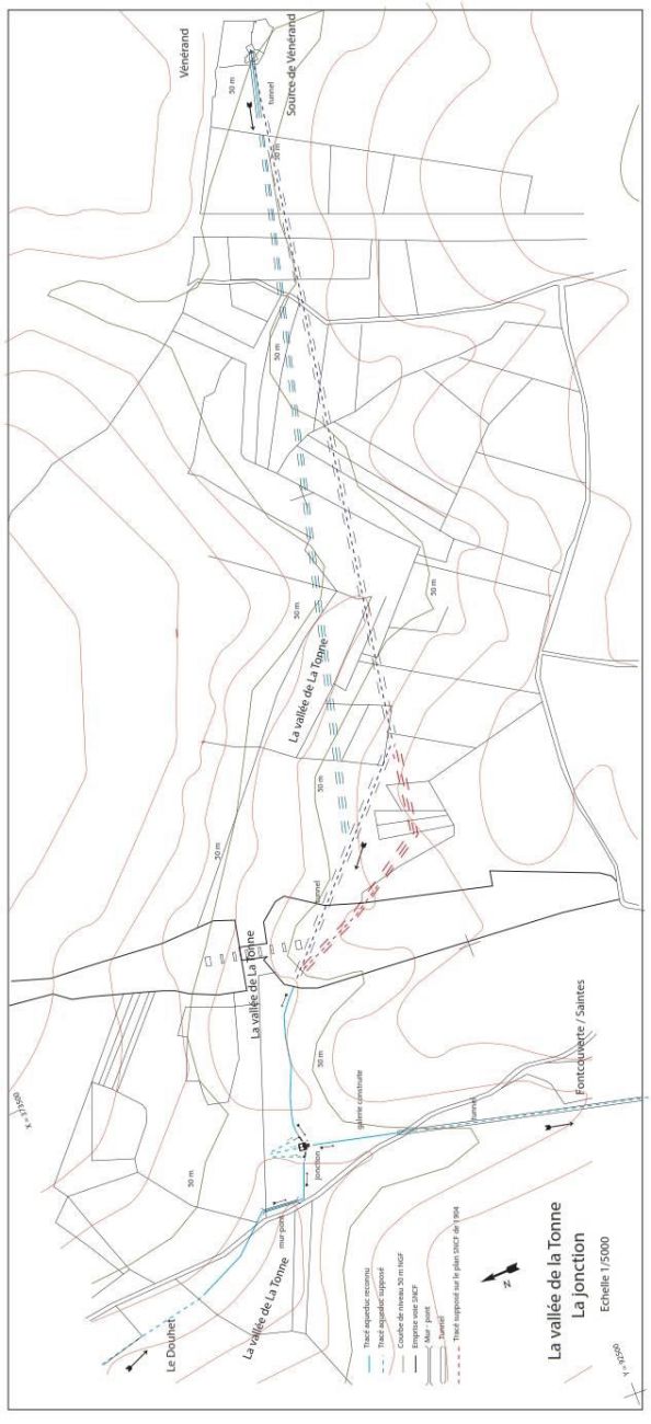 Fig. 16. Relevés et DAO V. Miailhe et J.-L Hillairet – plan de situation.