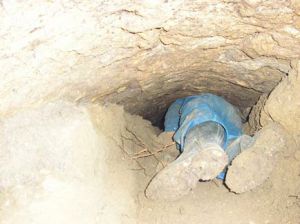 Cliché 2- G. Couprie – Exploration de la galerie.