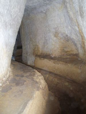 Galerie amont du 3e puits, rattrapage de direction